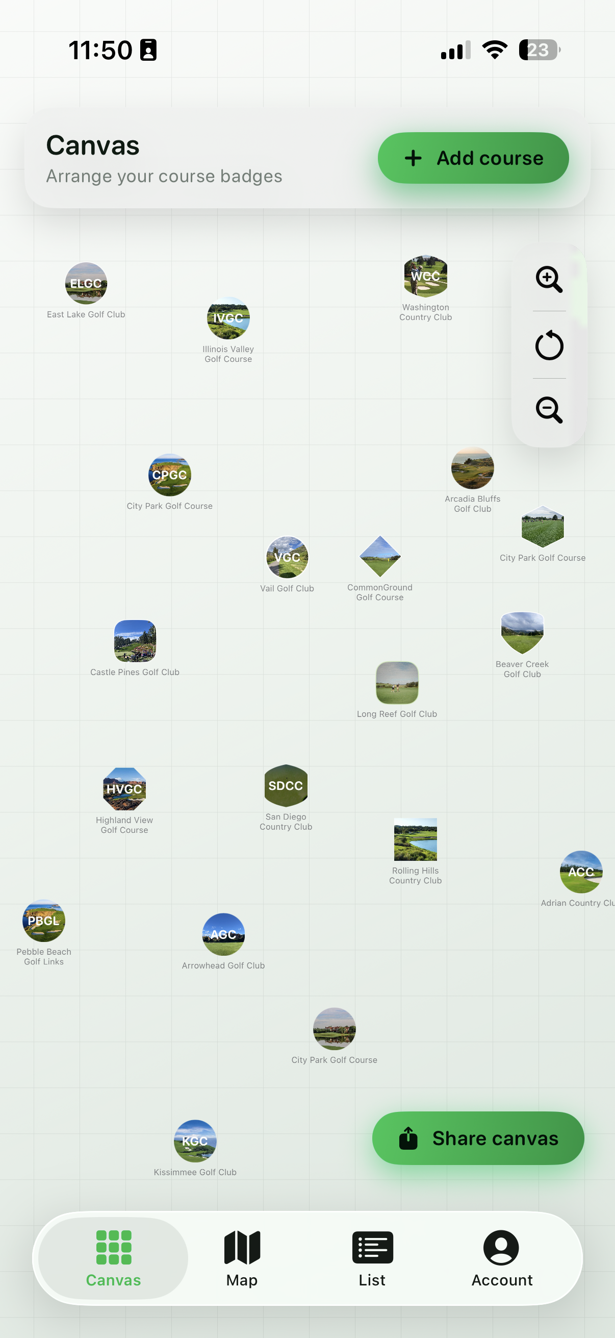 Greenskeeper iPhone app preview
